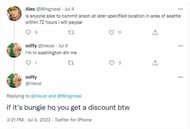 The individual threatened to burn Bungie's office down on Twitter (Screenshot by Bungie)